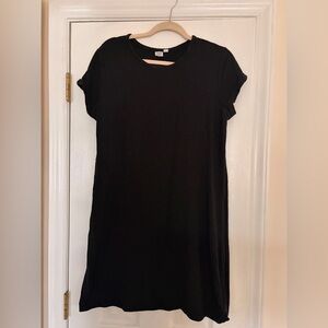 GAP Classic Black T-Shirt Dress